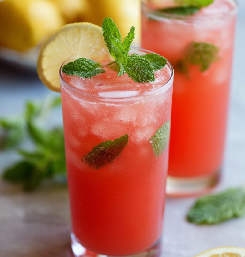 Watermelon Mint Lemonade Recipe